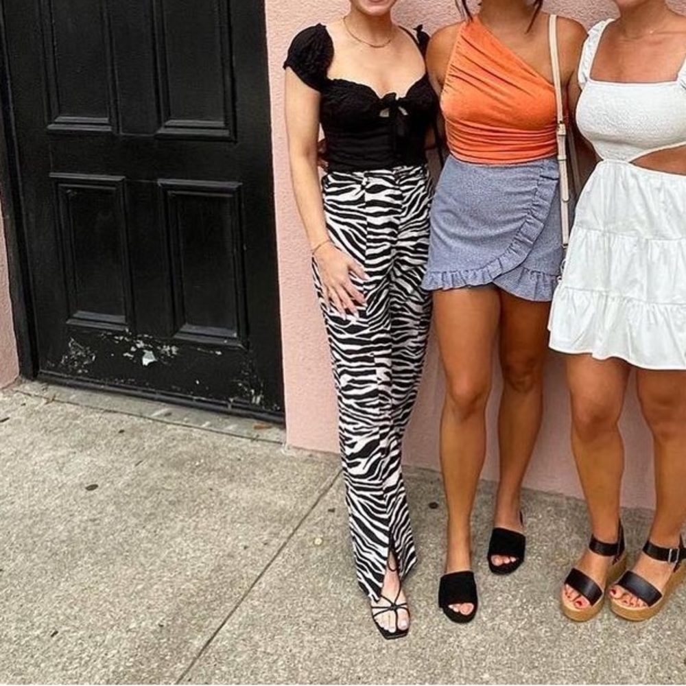 Motel Rocks zebra pants size Small.